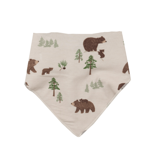 Bandana Bib, Sweet Brown Bears