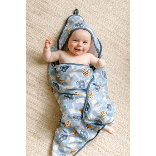 Hooded Towel Set - Jungle Friends