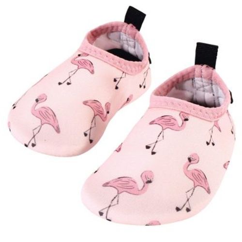 Hudson Baby Infant and Toddler Water Shoes for Sports, Yoga, Beach and Outdoors, Flamingo, 0-6M/1-2 Infant