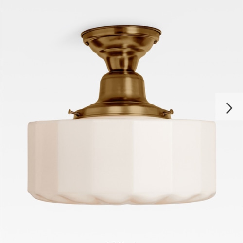 Rose City 6" Fitter Semi-Flush Mount | Rejuvenation