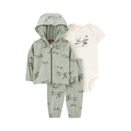 Baby Boys Airplane Hoodie Set