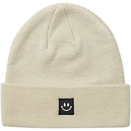 MaxNova Knit Beanie Hat with Smile Face for Men/Women
