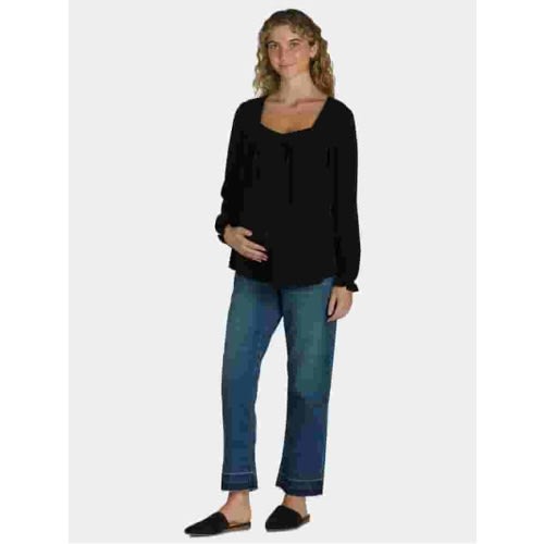 Time and Tru Women's Maternity Square Neck Top