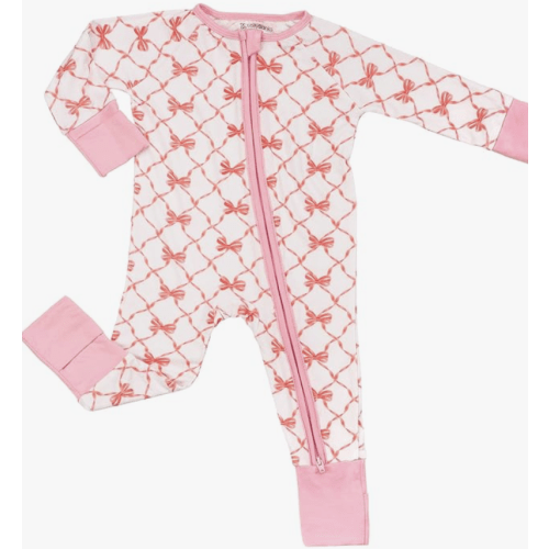 LollyBanks Baby Pajamas, 2-Way Zipper Romper, 95% Viscose Made from Bamboo and 5% Spandex, Baby Sleepers