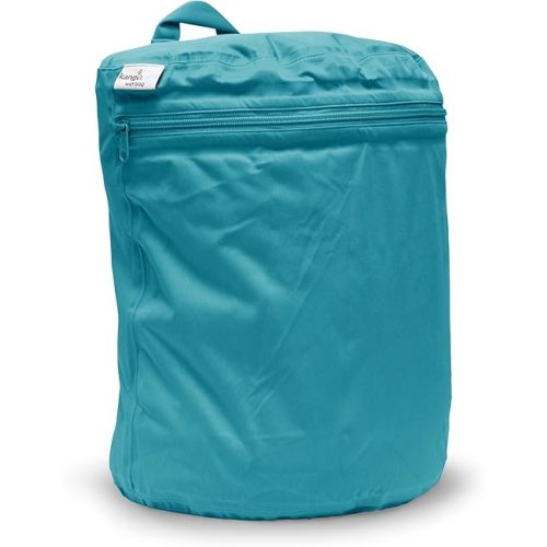 Kanga Care Wet Bag Seam Sealed Waterproof 3D Dimensional for Baby Cloth Diapers, Travel, Beach, Pool, Gym, Swim | Aquarius