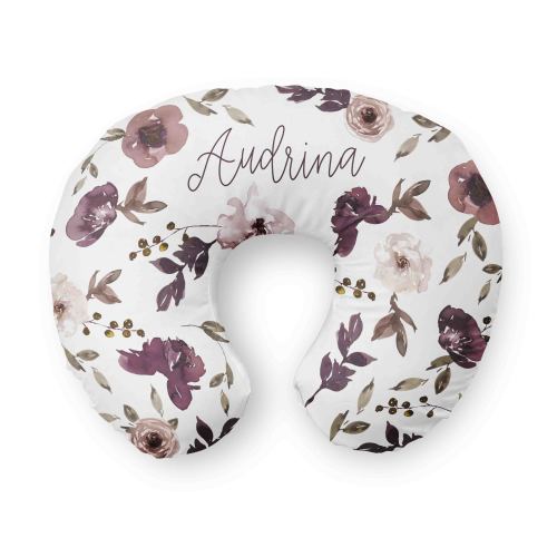 Personalized Nursing Pillow Covers | Demis Dusty Purple