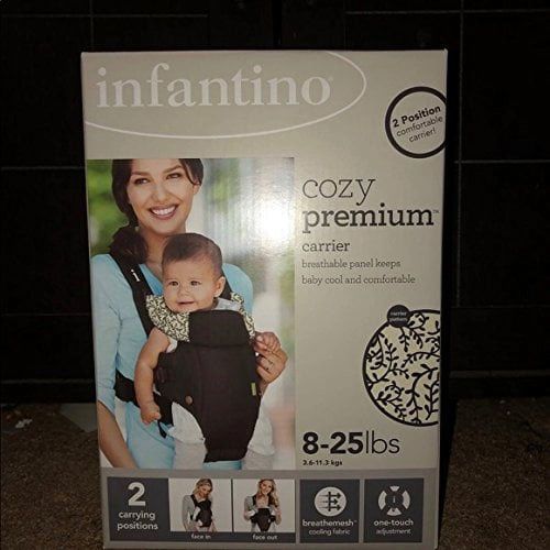 Infantino Cozy Premium 8-25lbs Baby Carrier, Blue
