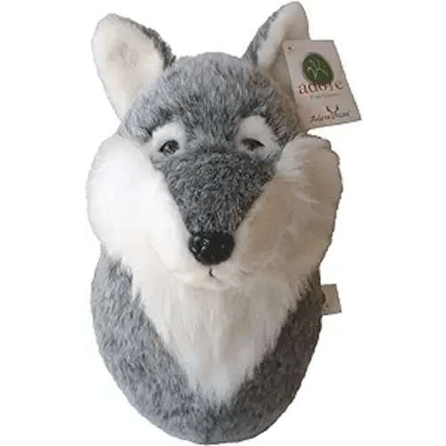 Adore 12" Lobo The Wolf Stuffed Animal Plush Walltoy Wall Mount