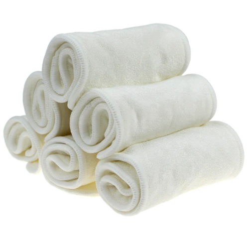 5-Layer Bamboo Cloth Diaper Insert with Snaps - No Microfiber!