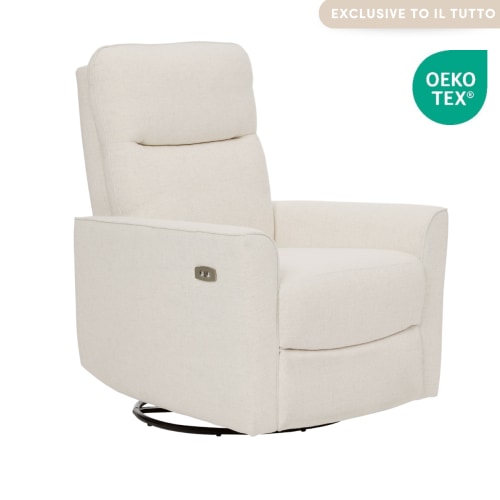 Felix Electric Glider Recliner Nursery Chair in Sea Shell | iL Tutto