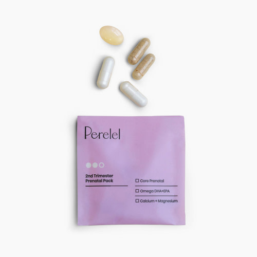 Perelel 2nd Trimester Pack - Prenatal Vitamins & Supplements - 30