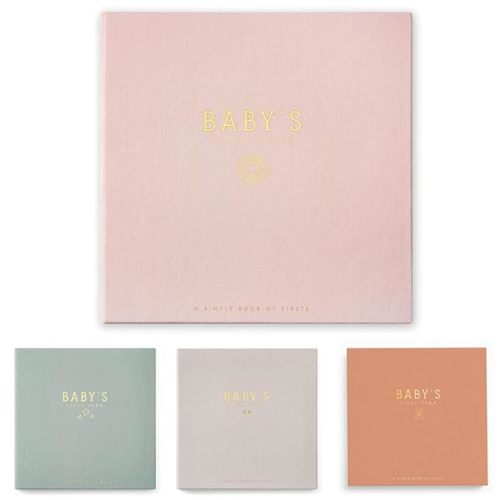 Lucy Darling Baby Memory Book, Luxury Baby First Year Book & Photo Album for Baby Boy/Girl, Keepsake Baby Books & Journals, Gender Neutral Memories & Milestone Book, Pregnancy Gift - Wildflower Meadow
