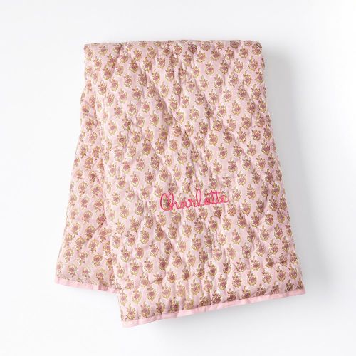 Block Print Quilted Blanket