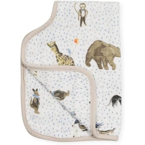 Little Unicorn Cotton Muslin Burp Cloth - Party Animals