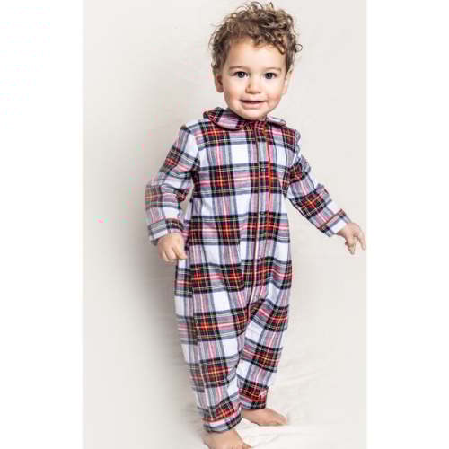 Cambridge Romper, Balmoral Tartan - Petite Plume | Maisonette