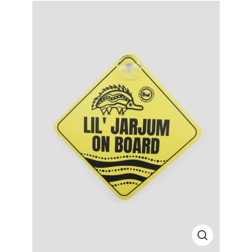 Lil' Jarjum On Board - Baby On Board Car Sign
