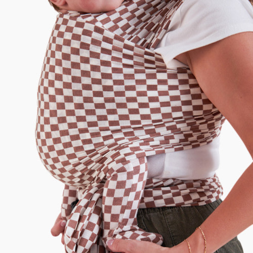 Wrap Carrier - Mocha Chequer