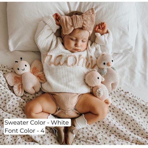 Hand Knitted Personalized Sweater