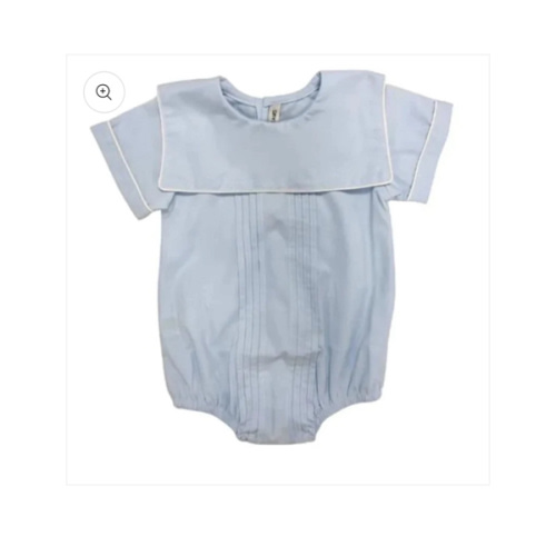 Pleated Blue Boy Bubble – HighlandSide Interiors, Gifts and Monogramming