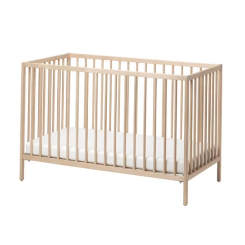 이케아 SNIGLAR 스니글라르 유아용침대 너도밤나무 60x120cm 505.191.51
