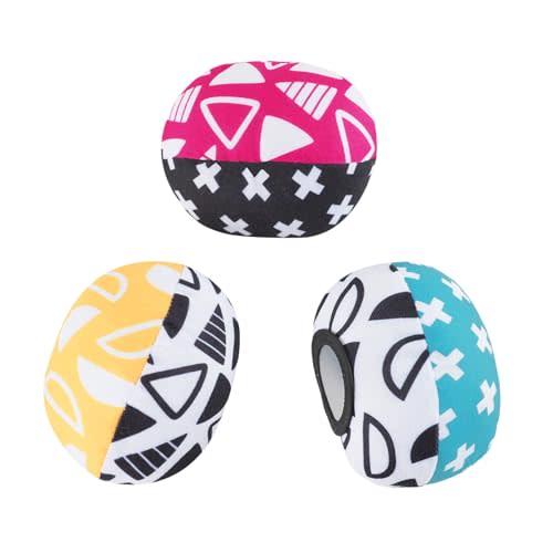 The MamaRoo Replacement Balls (for Mamaroo Swing) Offer More Interaction and Reversible Ball Options to Complement The Multi-Coloured MamaRoo Cradle in a Set of 3 Balls