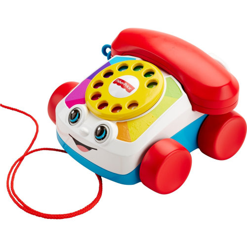 Fisher-Price Chatter Telephone Baby and Toddler Pull Toy Phone with Rotary Dial