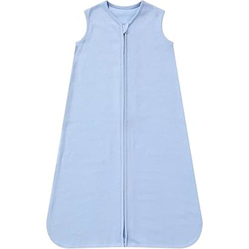 DaysU Cotton Baby Sleep Sack, Baby Sleeping Bag with Two-Way Zipper, 0.5 TOG Wearable Blanket for Newborn Baby Boys and Girls