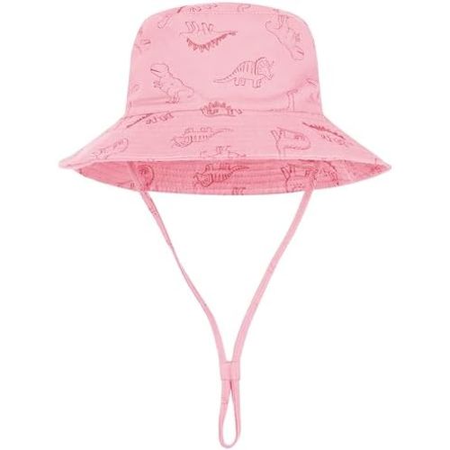 Baby Sun Hat UPF 50+ Sun Protective Toddler Bucket Hat Summer Kids Beach Hats Wide Brim Outdoor Play Hat for Boys Girls