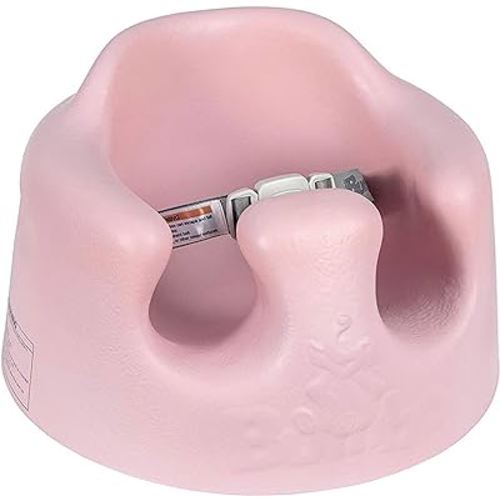 Bumbo Baby Floor Seat – Portable Infant Booster Chair for Sitting Support, Activity and Feeding, 15" x 15" x 9.3", Pink