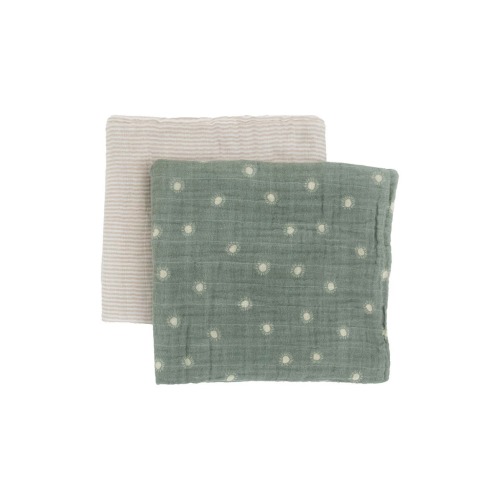 2-Pack Organic Cotton Muslin Swaddle Blanket