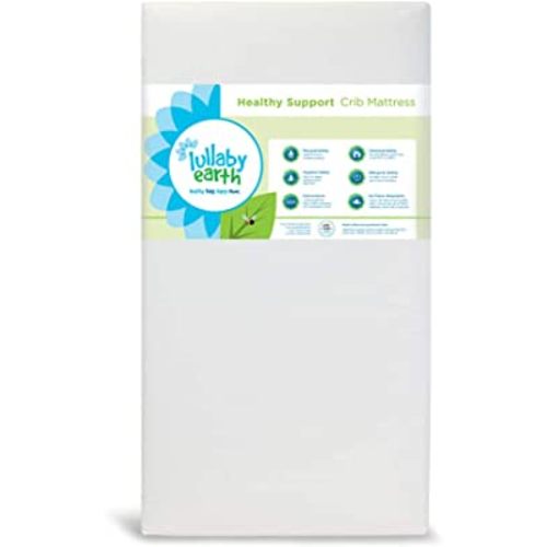 Lullaby Earth Baby Crib Mattress - Lightweight Infant & Toddler Mattress - Waterproof Baby Bed Mattress for Crib - Non-Toxic Mattress for Baby and Toddler Bed - 52" x 28”