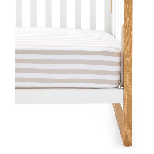 Beach Club Stripe Crib Sheet | Serena and Lily