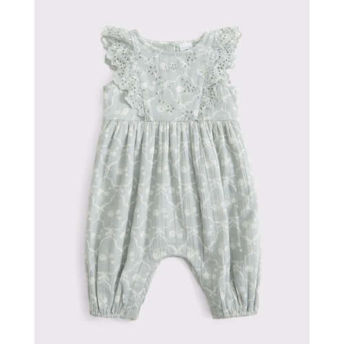 baby flutter sleeve eyelet jumpsuit