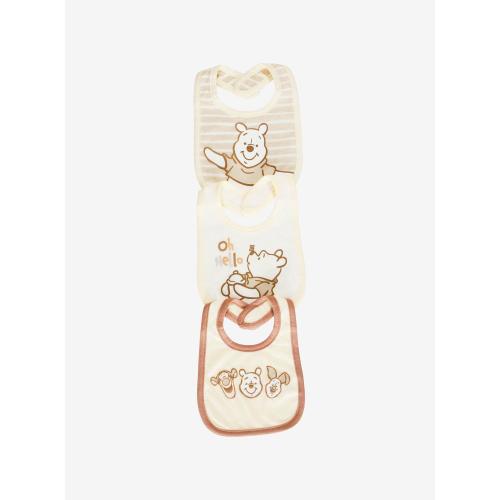 Disney Winnie the Pooh Pooh Bear and Friends Neutral Bib Set