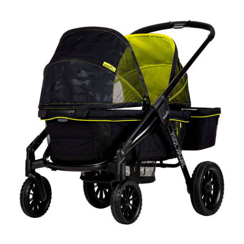 Evenflo Pivot Xplore All-Terrain Stroller Wagon with Toddler Second Seat, 6 Months - 5 Years, Wayfarer Black