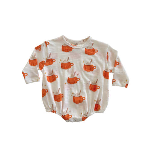 Pumpkin Mug / Organic Long Sleeve T-Shirt Bubble