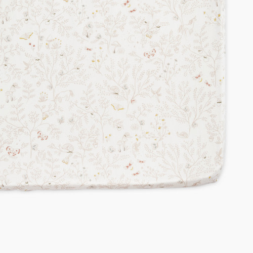 Pehr Brushed Organic Cotton Crib Sheet - Secret Garden