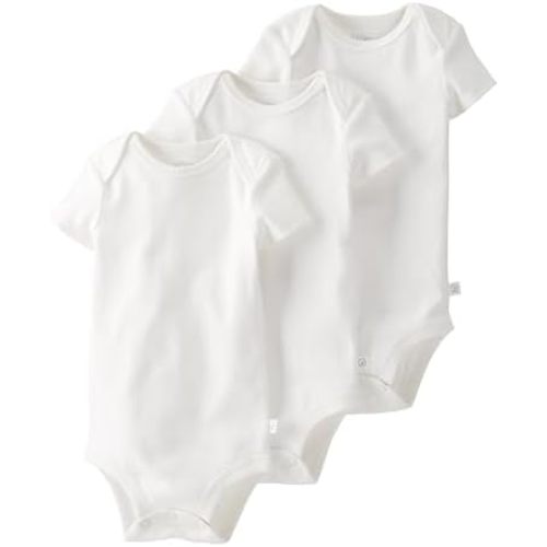 little planet by carter's Unisex 3-pack Short Sleeve Bodysuits Made With Organic Cotton