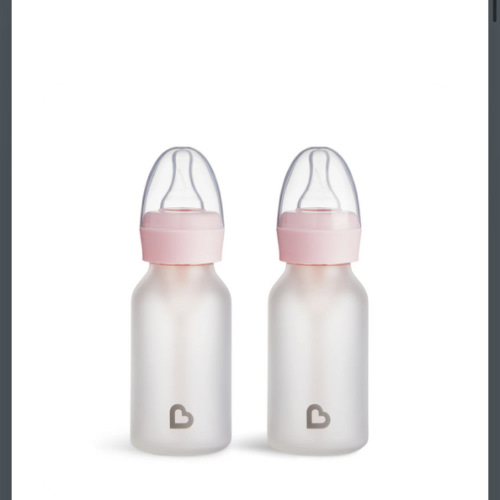 Bond® Silicone Glass Bottle 4oz or 8oz, 2pk | Munchkin
