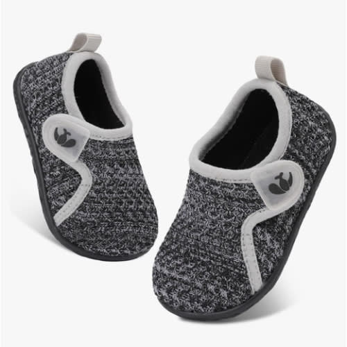 FEETCITY Baby Boys Girls First Walking Shoes Infant Sneakers Crib Shoes Breathable Lightweight Slip On Shoes