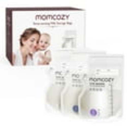 Momcozy Breast Milk Storaging Bag with Pour Spout, No Leak Presterilized for Freezer