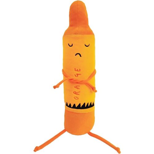 MerryMakers The Day the Crayons Quit Orange Soft Plush Crayon Toy, 12-Inch, from Drew Daywalt and Oliver Jeffer's The Day the Crayons Quit Book Series