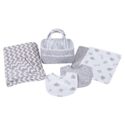 Trend Lab Bib and Burp Cloth Set