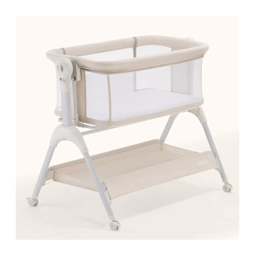 HARPPA Cuddly Sway | 3-in-1 Rocking Baby Bassinet & Bedside Sleeper with Anti-Reflux Mattress for Newborns | Attaches to Bed, Adjustable Height, Tool-Free Setup, Portable Wheels, CPSC Certified, Gentle Rocking Motion | Ideal for Infants, Safe Co-Sleeping