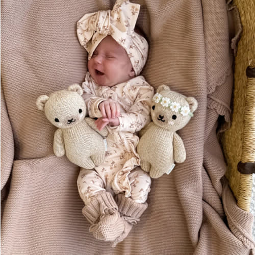 Frill Zip Romper | Paisley Coffee – Little and Fern