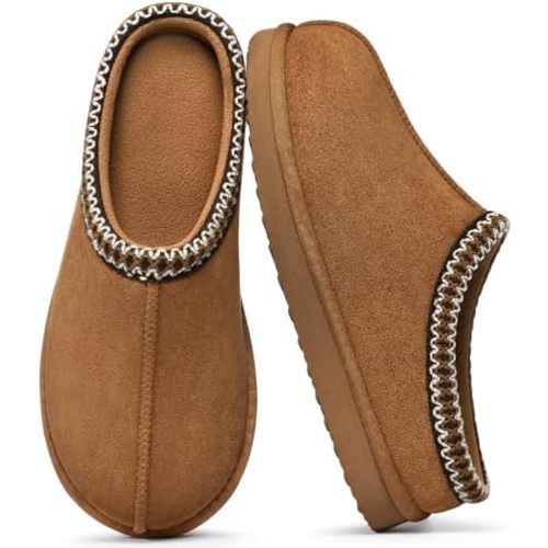 Litfun Memory Foam Slippers for Women Cozy Warm House Shoes Indoor and Outdoor