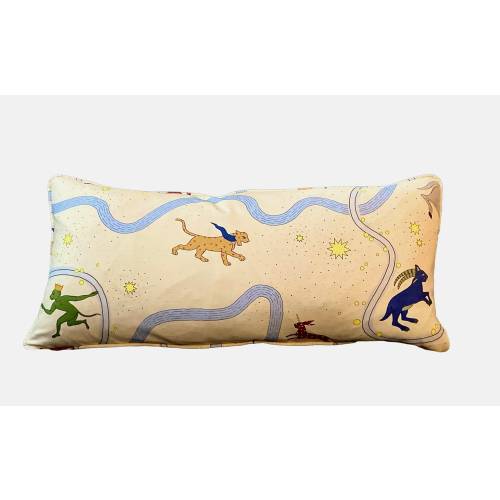 Beata Heuman, ASTERIA FOLLY DAY Whimsical Pillow cover