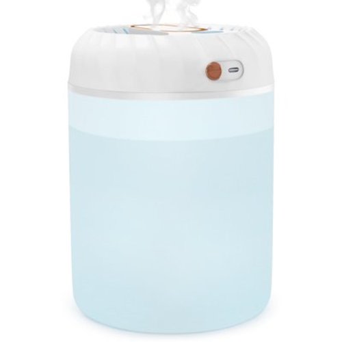 Treamon Cool Mist Humidifiers with Cycling 7 Color Lights, 3L Top Fill Humidifier for Room and Home, Auto Shut-ioff