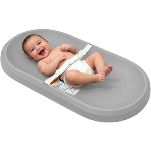 Baby Changing Pad - Lightweight Wipeable Foam Changing Pad, Comfortable and Waterproof, Fits All Changing Table, 30"x 15.6", Darkgray