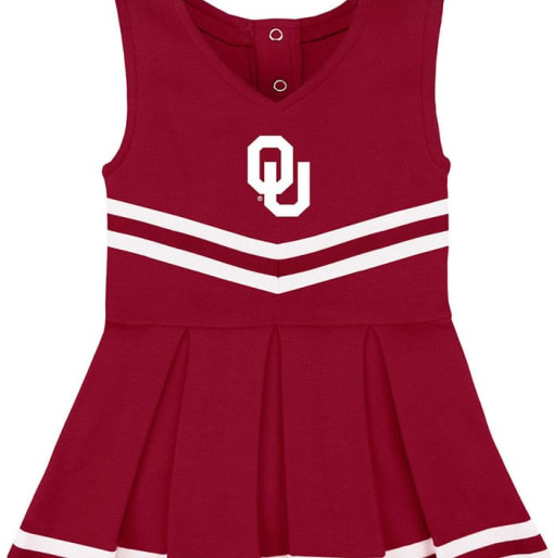 Oklahoma Sooners Baby CRIMSON Team Sets Cheer Dress - 35010329